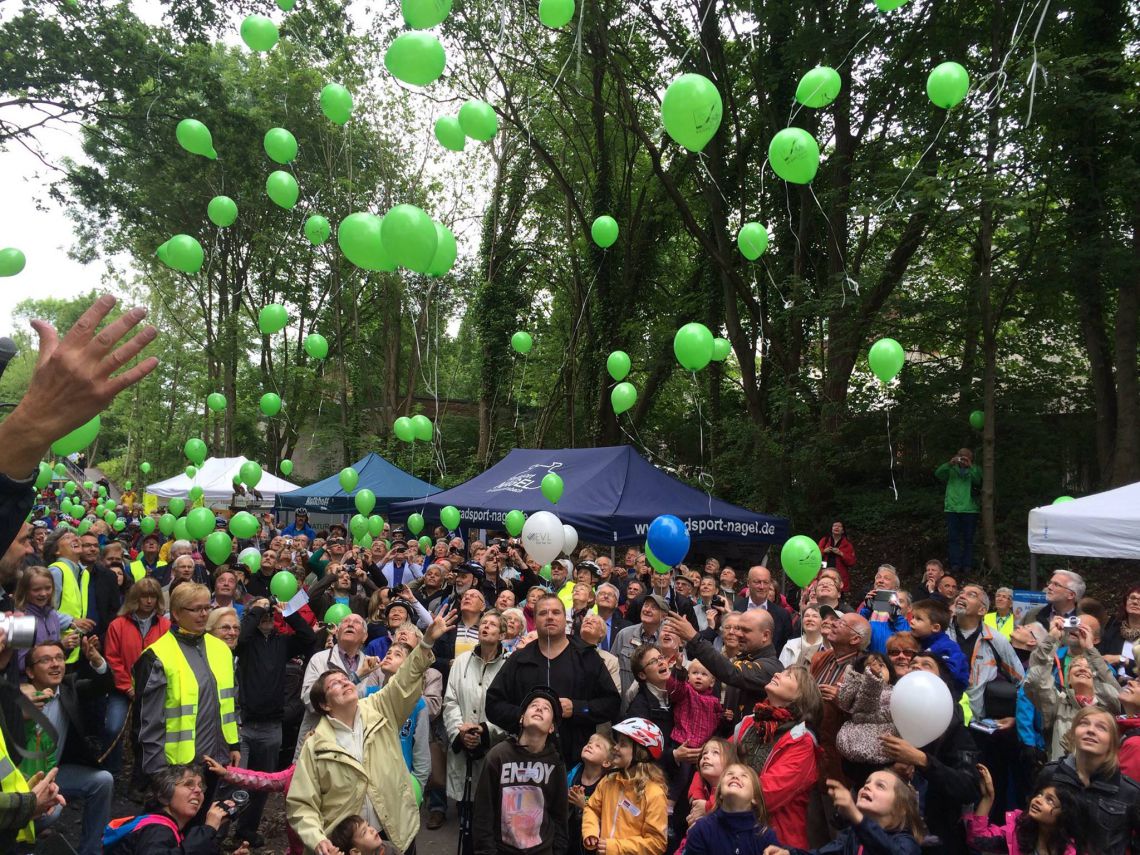 Zweiter Geburtstag der Leverkusener Balkantrasse und Trassenfest